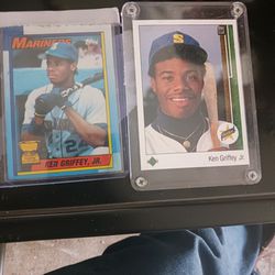 Two Of The Most Valuable Most Popular In Griffey Jr Rookie Cards