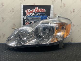 03-04 TOYOTA COROLLA DRIVER HALOGEN HEADLIGHT