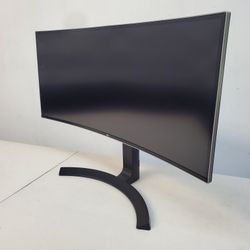 LG 34UC80-B 34" Curved Ultrawide Monitor – PARTS/REPAIR