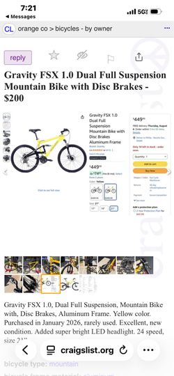 Like new mountain bike