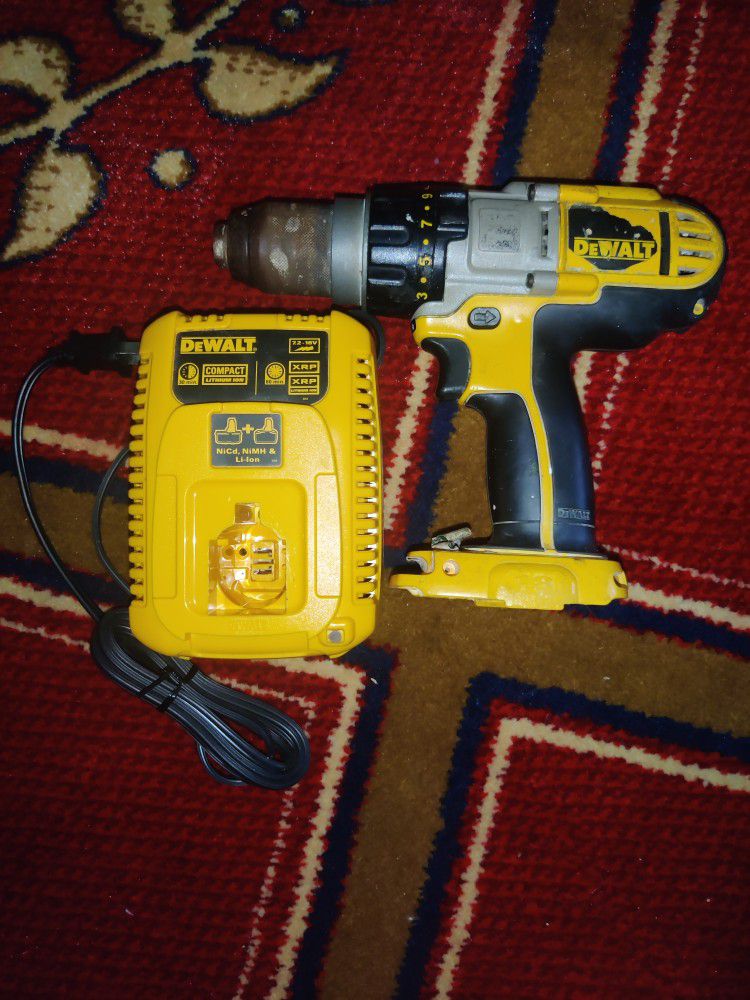 Dewalt DCD950 18V 1/2" Cordless Drill/Driver/Hammer Drill... Tool And Brand New Fast Charger Only 