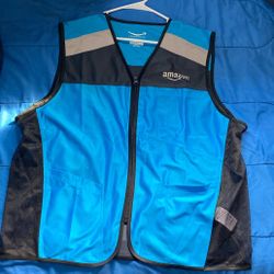 Amazon Delivery Vest XL – Official Blue/Gray