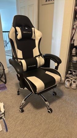 Black and White Gaming Chair