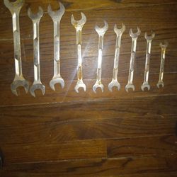 9 Piece Dayton 2 Side/size Wrench Set