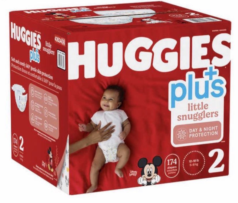 New Huggies size 2 snugglers diaper
