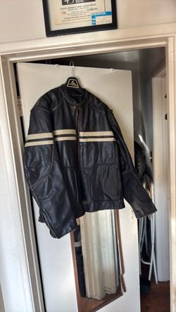 Leather 2xl moto jacket