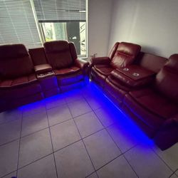 Reclining Sofa And Loveseat. Ask For Price 