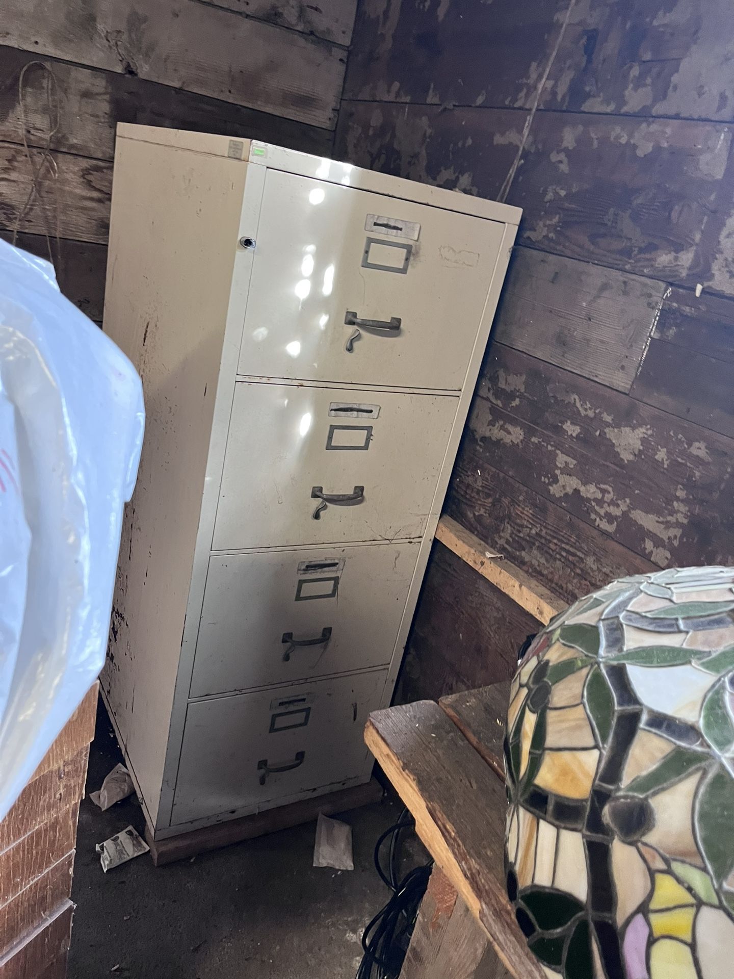 Large Metal Fire-rated Filing Cabinet