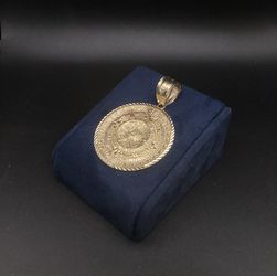 Aztec Calendar Pendant