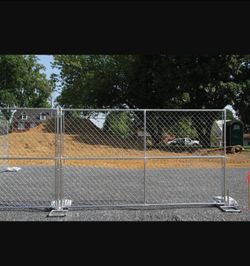 Chainlink fencing panels