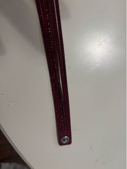 Swarovski burgundy bracelet