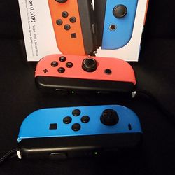 Joy-Con Neon Red and Neon Blue for Nintendo Switch