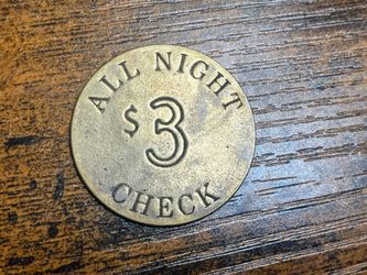 Vintage brass token Hotel Denver Colo 
