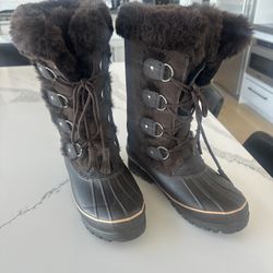 Brown Snow Boots