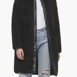 Levi’s Faux Shearling Quilted Parka NWOT