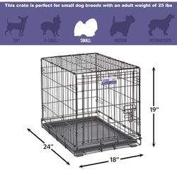 Metal Crate For Dog (small To Medium Sized) 