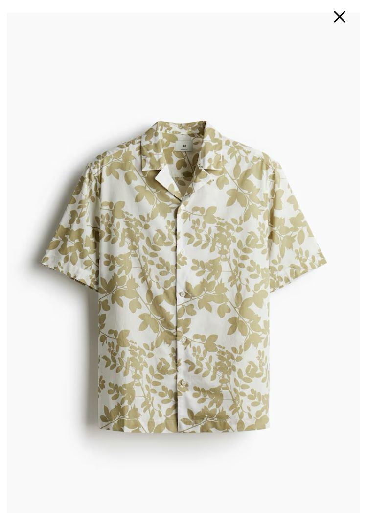 Regular Fit Printed Resort Shirt
