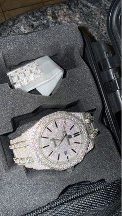 Audemars Piguet Royal Oak Fully Iced Out Watch