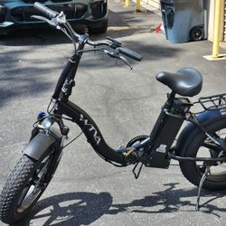 WTVA Folding E-Bike Electric Bicycle Ebike Fat Tire