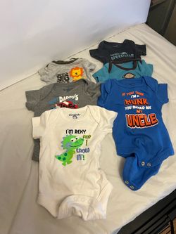 New born baby boy onesies 6 piece set