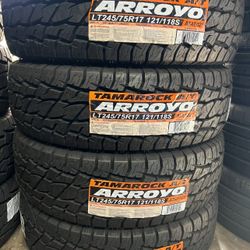 LT245/75/17 New Tires #4 Arroyo Mount & Balance // 4 llantas nuevas Instaladas Y Balanceadas