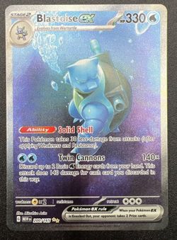 Pokemon TCG: Scarlet and Violet 151 - Blastoise ex 200/165 SIR NM