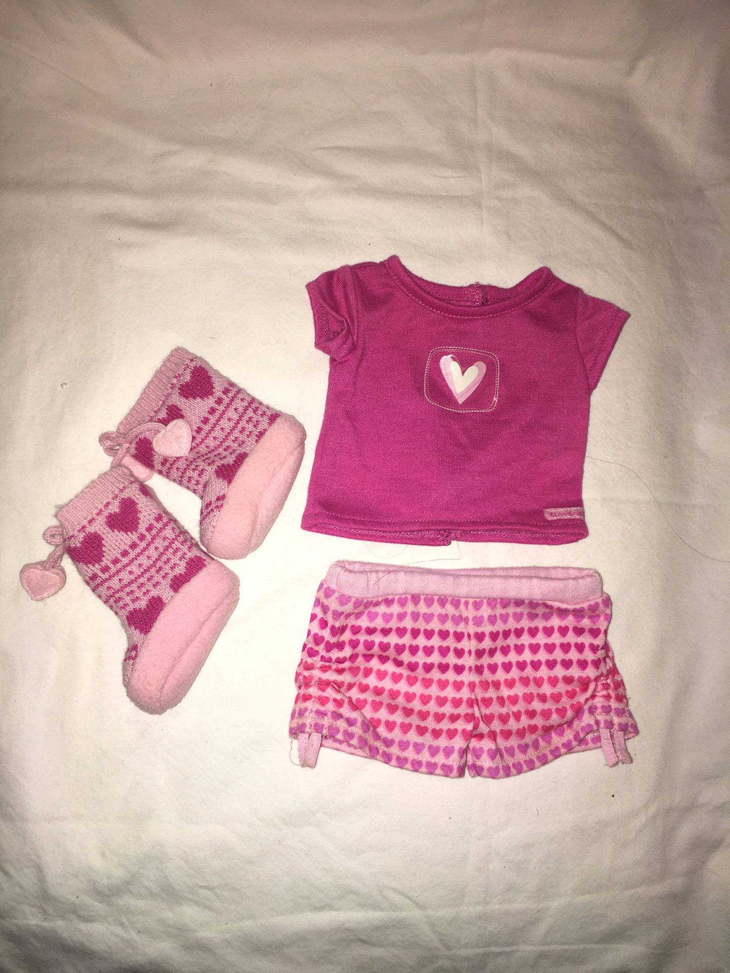 American Girl Doll Sweetheart Pajama Outfit