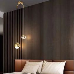 Loriel 2 Light Sphere Chandelier Ceiling Light With Crystal Accents - New In Box