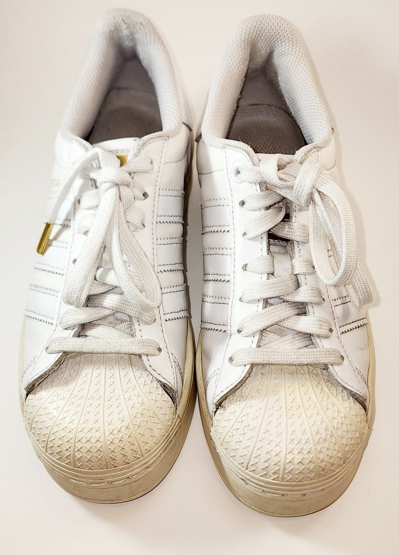 Adidas Superstar Shell Toe Sneaker Men’s Size 6.5 Triple White