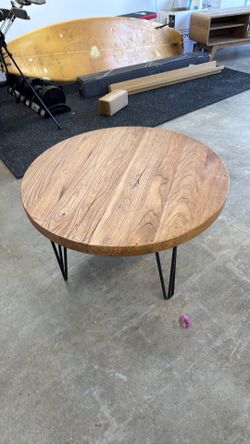Real Wood Coffee Table Midcentury