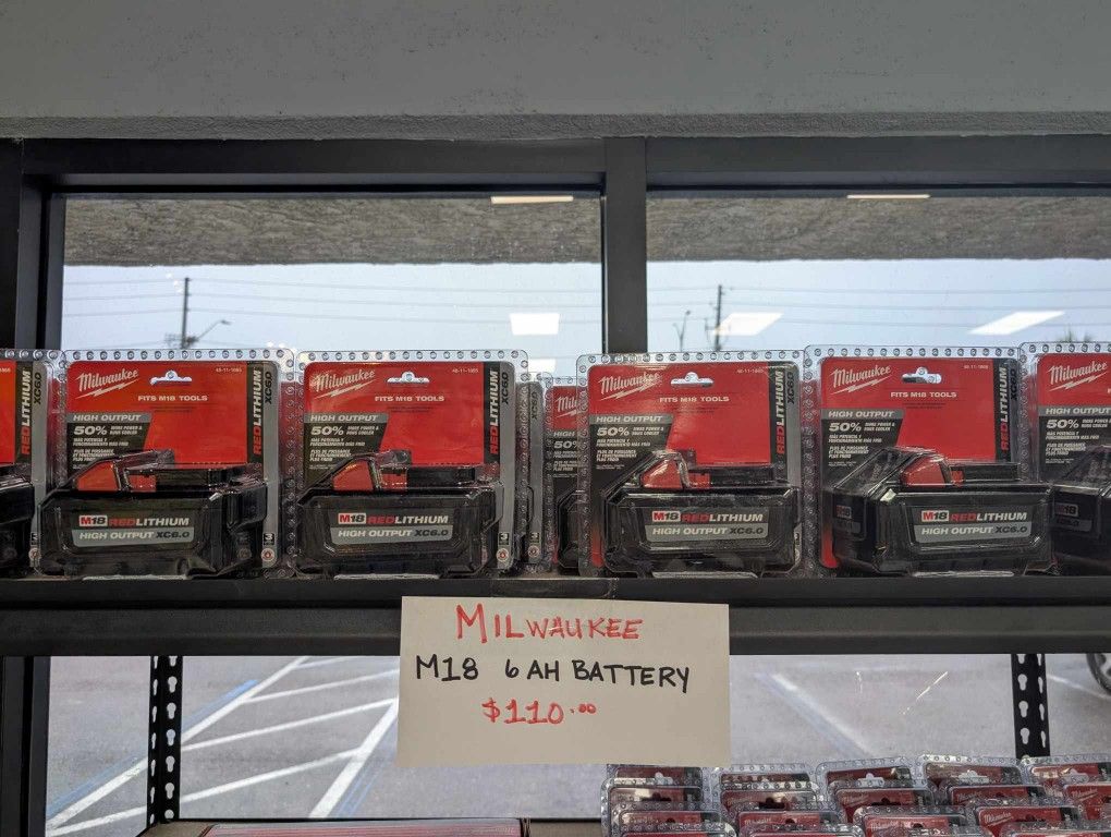 Milwaukee M12 & M18 Batteries