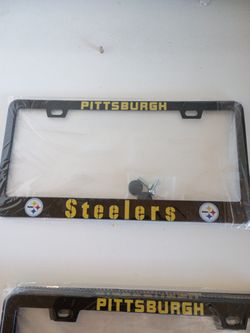 Steelers License Plate Holder $10 Each
