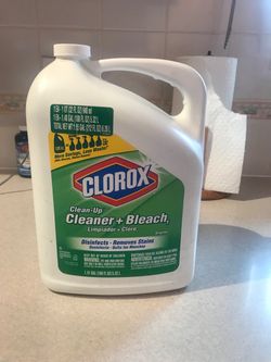 Clean Up • Clorox Cleaner + Bleach