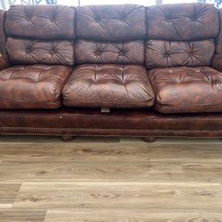 Antique Leather Sofa Couch