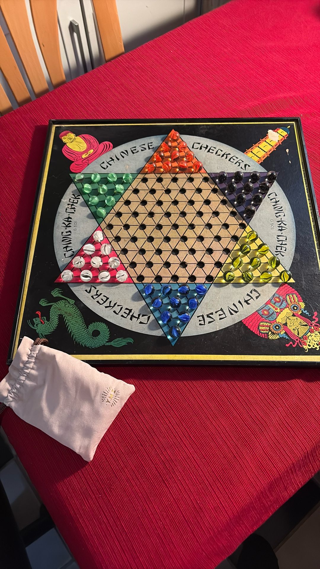 antique Chinese checker