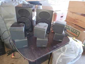 Bose Speakers And Yamaha AV Receiver. Complete Home Theater Setup