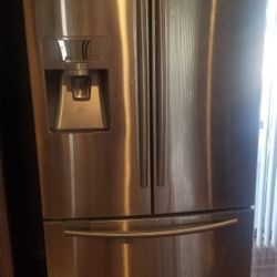 Samsung Refrigerator Top Double Door Fridge And Bottom Freezer 