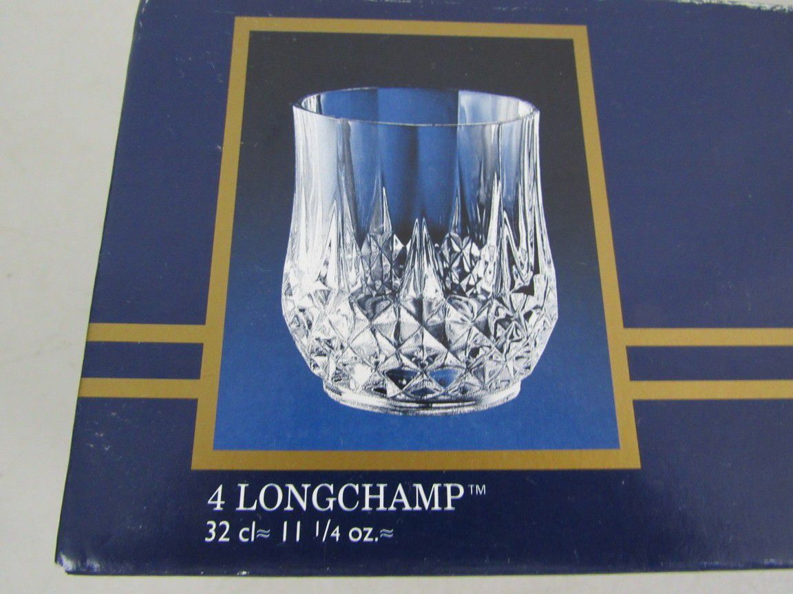 Cristal D’ Arques Longchamp Tumblers 11 1/4 oz. 24% Lead Crystal 4 Pc


