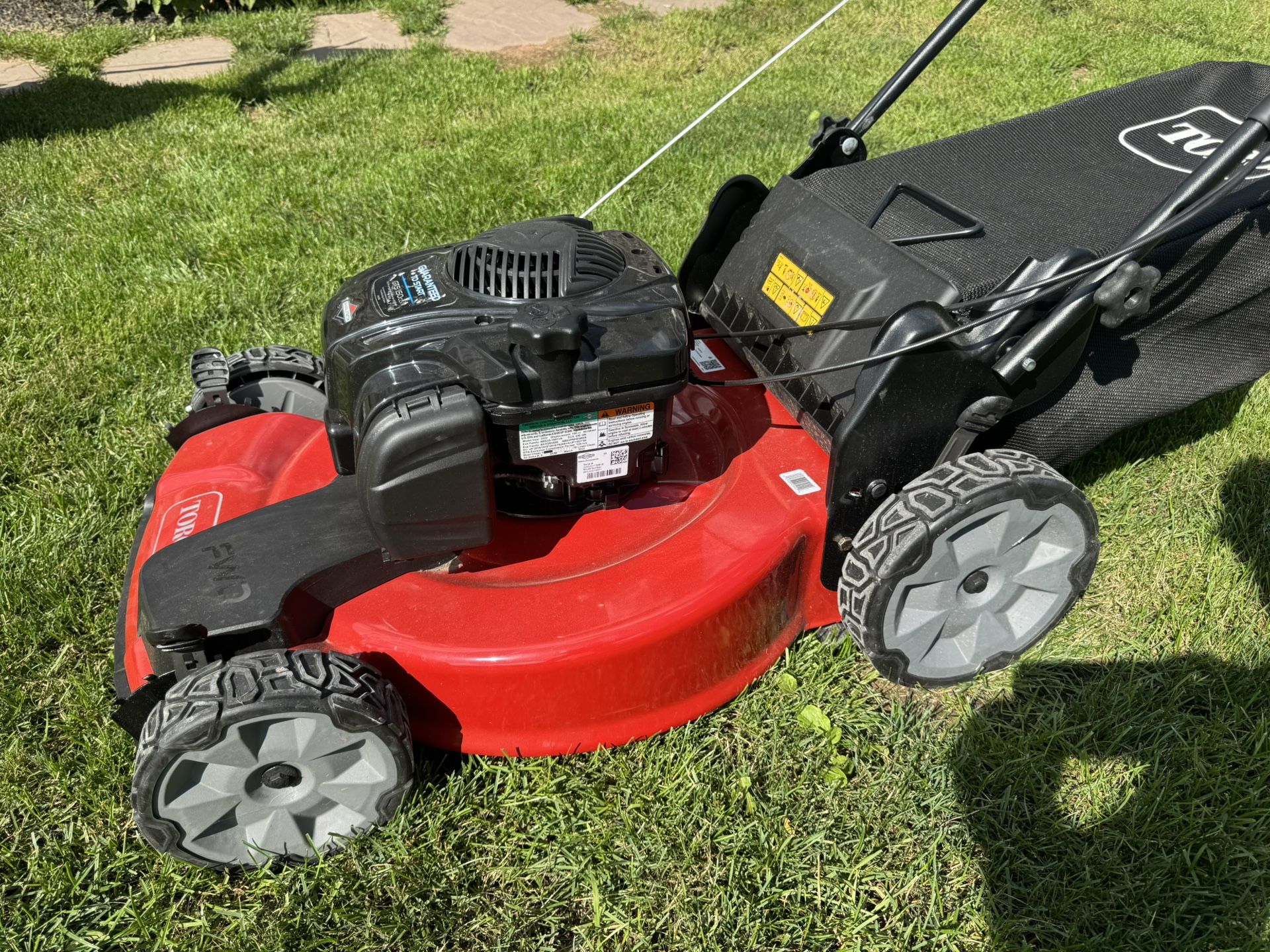 Toro Self Propelled Mower GTS 150cc With Vortex Technology Brand New. 22” Cutting Deck.