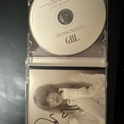 Taylor Swift The Tortured Poets Department CD & Signed Autographed Photo Insert WITH HEART