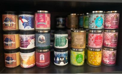 Brand new bath and body works candles-$8 each or all 80 for $600! Price is firm. Higley and ray.