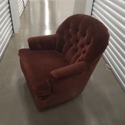 Mcm Accent Arm Chair Modern Vintage Velvet 