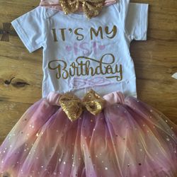 FIRST BIRTHDAY OUTFIT 