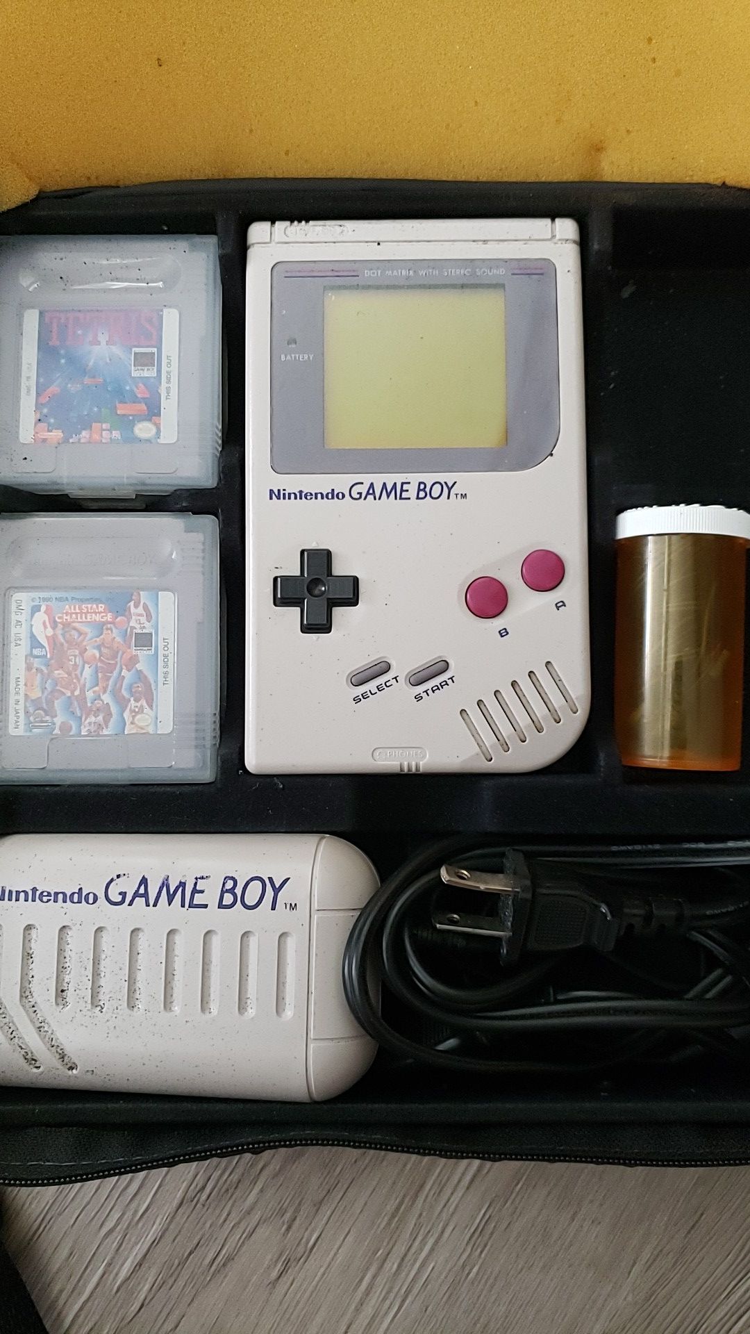 Nintendo GameBoy 1990 version with rare accessories