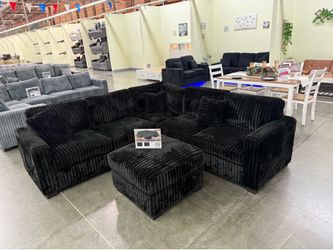 New black sectional