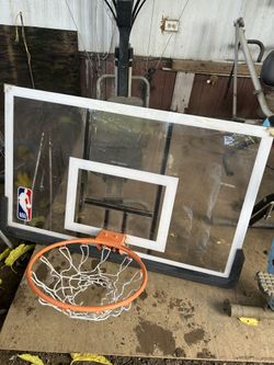 Basketball Hoop An Back Board