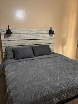 King frame and mattress