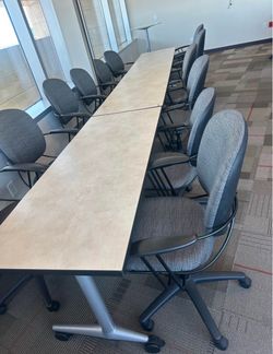 Steelcase training tables office desks