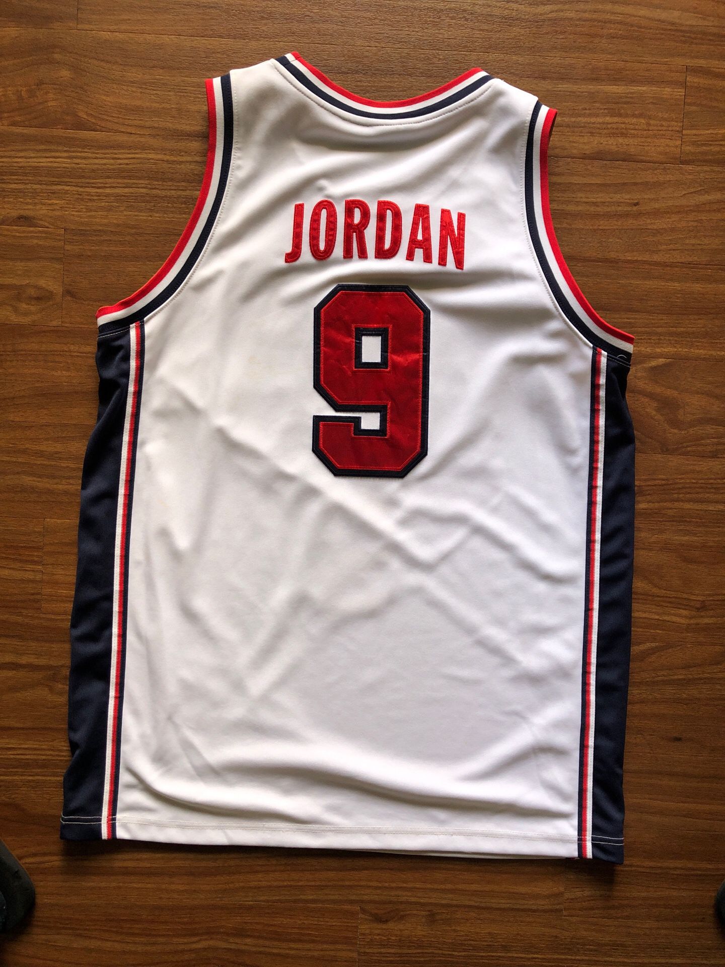 Michael Jordan Black And Red Split Bulls Jersey!!! for Sale in Indn Riv  Shrs, FL - OfferUp