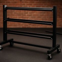 Titan Fitness - 3-Tier Dumbbell Weight Rack w/Casters - RACK ONLY